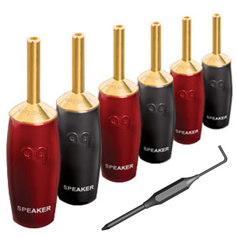 AudioQuest 500 Series Banana Gold Connector (Set of 6)