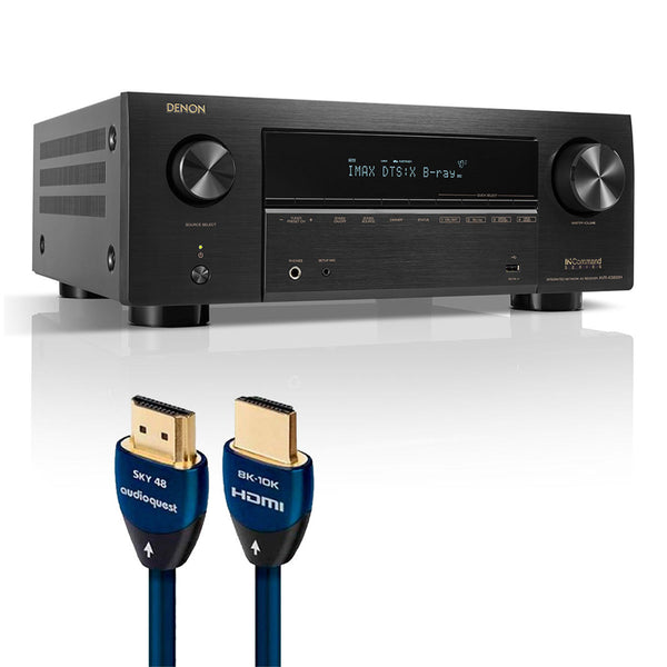 Denon AVR-X3800H 9.4 Channel 8K AV Receiver with 3D Audio