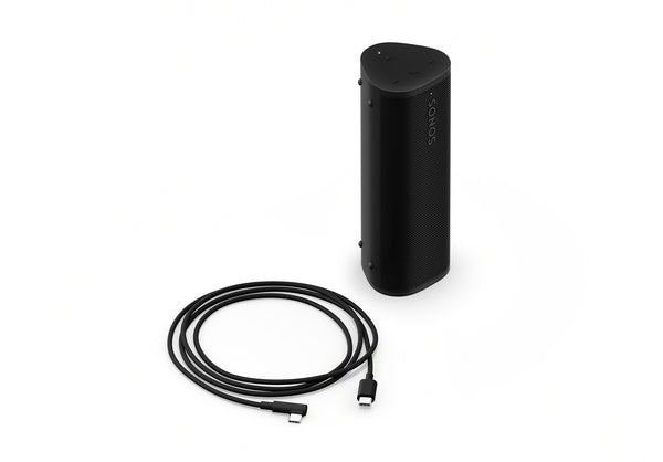 Sonos Roam 2 Portable Smart Speaker with gSport Carbon Fiber Travel Ca