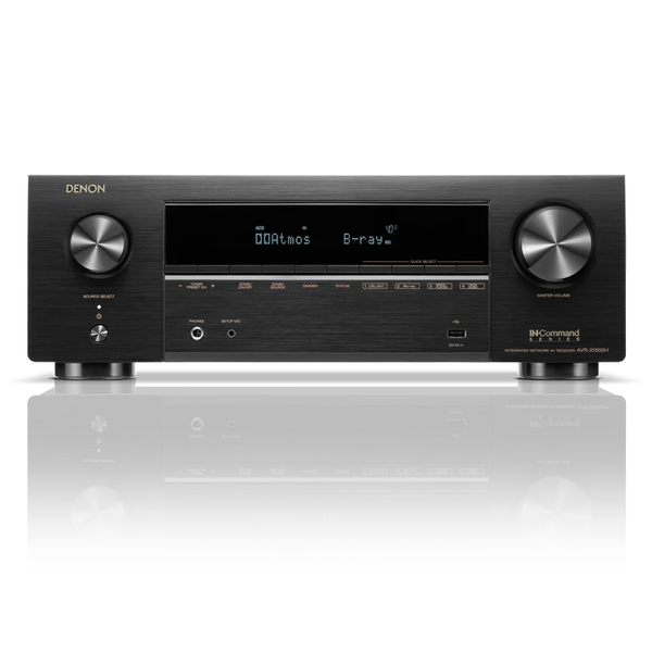 【美品】　DENON AVR-X1800H Denon AVR-X1800H 7.2 Channel 8K AV Receiver with HEOS