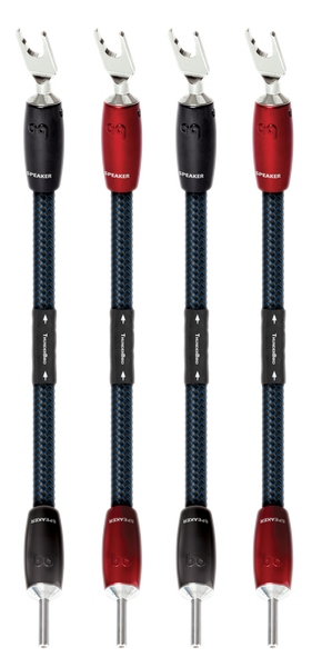 ケーブル・シールド audioquest Biwire Jumpers Silver (PSS) ケーブル