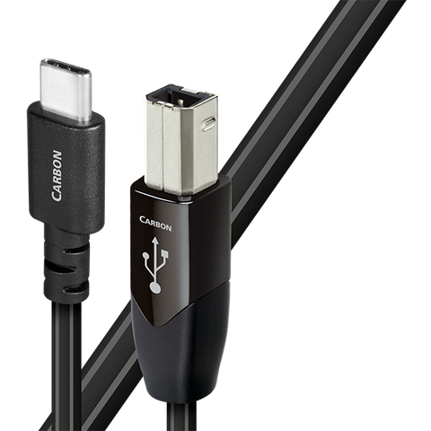 AudioQuest Carbon USB B to USB C Digital Audio Cable