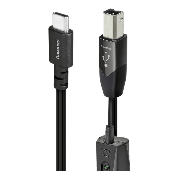 AudioQuest Diamond USB-C to USB-B High-Definition Digital Audio Cable