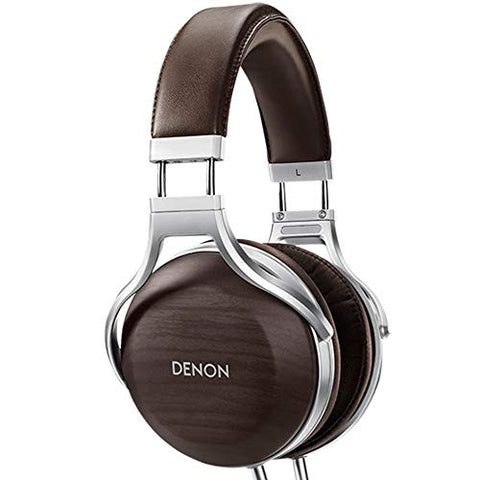 Denon AH-D5200 Premium Over Ear Headphones (Zebrawood)