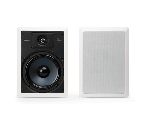 Polk RC85i 2-Way Premium In Wall 8 Inch Speakers - Pair (White)