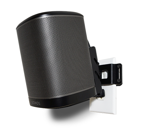 Sturdy Sonos PLAY1 and PLAY3 speaker swivel wall mount bracket kit