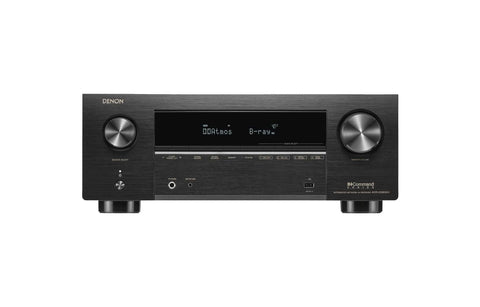 Denon AVR-X3800H 9.4 Channel (105 Watt X 9) 8K UHD Home Theater AV Receiver with 3D Audio and HEOS Built-in