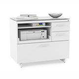 BDI CENTRO 6417 cabinet with sliding printer shelf