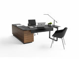 BDI Corridor Office 6531 Modern L-Shaped Executive Desk