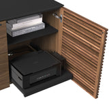 BDI Corridor Office 6531 Modern L-Shaped Executive Desk