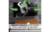 Sanus WSSATM1 Extendable Soundbar TV Mount Designed for Sonos Arc (Black)