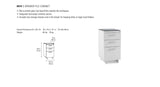 BDI Centro 6414 3-Drawer File Cabinet (White)