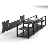 Salamander Designs Oslo 245 UST Projector Integrated Cabinet for Samsung LSP9TF (Black Glass)