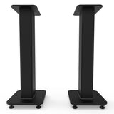 Kanto SX26 26" Tall Fillable Speaker Stands with Isolation Feet - Pair (Black)
