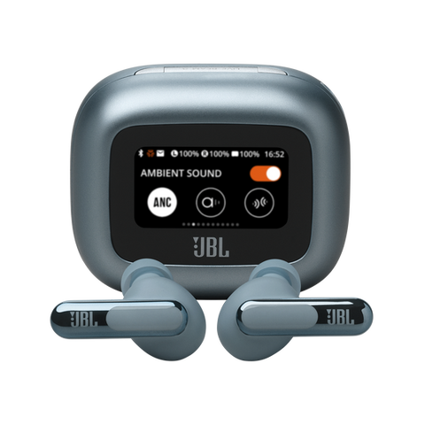 JBL Live Beam 3 True Wireless Noise-Cancelling Closed-Stick Earbuds Bundle with gSport Case