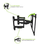 Kanto PDC650 Full Motion Corner Mount for 37" - 70" TV