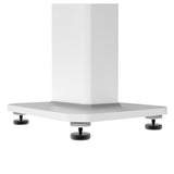 Kanto SX22 22" Tall Fillable Speaker Stands with Isolation Feet - Pair (White)