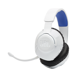JBL Quantum 360P Wireless Over Ear Performance Gaming Headphone Bundle with gSport Case (White)