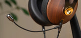 Meze Audio 99 Classics Walnut Gold Headset with Boom Mic