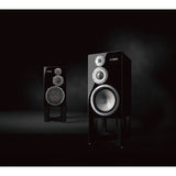 Yamaha NS-5000 3-Way Bookshelf Speakers with Stands - Pair (Black)