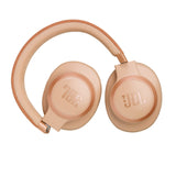JBL Live 770NC Wireless Over Ear Noise Cancelling Headphone Bundle with gSport EVA Case (Sandstone)