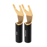 AudioQuest SureGrip 100 Gold Multi-Spade Speaker Connectors (Set of 8)