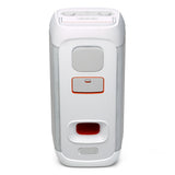 JBL PartyBox Club 120 Portable Party Speaker with Wireless Two Microphone System (White)