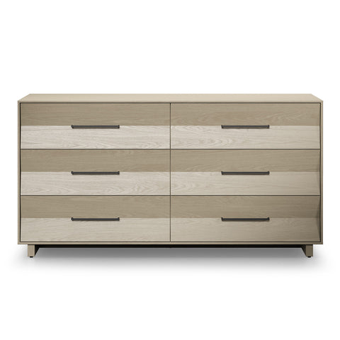 BDI KAVA Bedroom 9686 6-Drawer Dresser (Washed Oak)