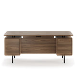 BDI LINQ 6821 Executive Desk (Natural Walnut)