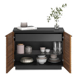 BDI Corridor 8108 2-Door Storage Cabinet (Natural Walnut)
