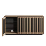 BDI Profile 8477 Triple Console (Washed Oak)