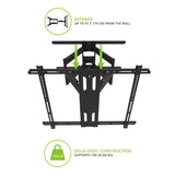 Kanto PDX700 Articulating Full Motion TV Mount for 42" - 100" TV