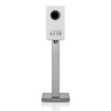 Bowers & Wilkins 706 S3 2-Way Bookshelf Speaker (Satin White) FS-700 Floor Stand (Silver) - Each