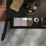 BDI Corridor 8108 2-Door Storage Cabinet (Charcoal Stained Ash)