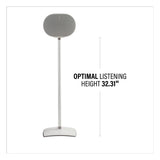 Sanus Fixed-Height Speaker Stands for Sonos Era 300 - Pair (White)