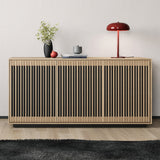 BDI Profile 8477 Triple Console (Washed Oak)