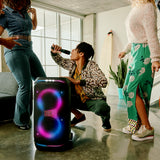 JBL PartyBox 330 Portable Party Speaker Bundle with Wireless Microphone System (Black)