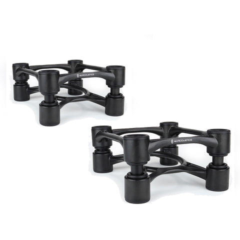 IsoAcoustics Aperta Speaker Isolation Stand - Pair (Black)