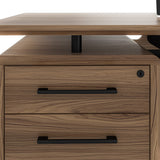 BDI LINQ 6821 Executive Desk (Natural Walnut)