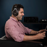 Denon AH-D5200 Over-Ear Headphones (Zebrawood)