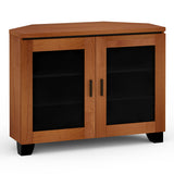 Salamander Chameleon Elba 323 Twin Corner AV Cabinet (American Cherry Doors with Smoked Glass Inserts)