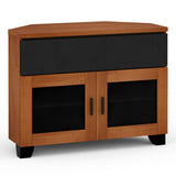 Salamander Chameleon Elba 329 Twin Integrated Corner Cabinet (American Cherry Doors with Smoked Glass Inserts)