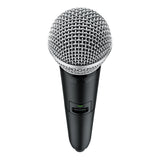 Shure GLXD24+/SM58-Z3 Dual Band Wireless System with GLXD4+ Tabletop Receiver & GLXD2+/SM58 Handheld Microphone