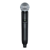 Shure GLXD24+/SM58-Z3 Dual Band Wireless System with GLXD4+ Tabletop Receiver & GLXD2+/SM58 Handheld Microphone