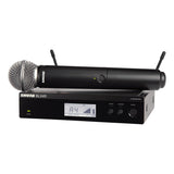 Shure BLX24R/SM58-H10 Wireless Rack-Mount Vocal System with SM58 Handheld Microphone (H10 Frequency)