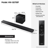 Samsung HW-QS700F 3.1.2 Channel Soundbar and Wireless Subwoofer