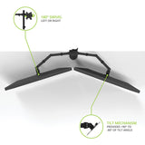 Kanto DML2000 Fully Adjustable Dual Arm Desktop Monitor Mount