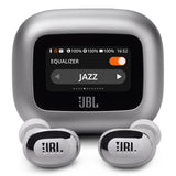 JBL Live Buds 3 Noise-Cancelling Earbuds with Smart Case (Silver)