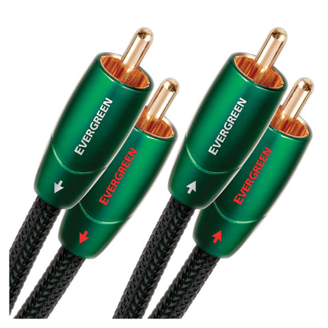 AudioQuest Evergreen 1m (3.28ft) RCA Male to RCA Male Cable - Each