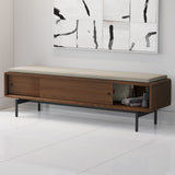 BDI LINQ Bench 9101 with Fabric Cushion